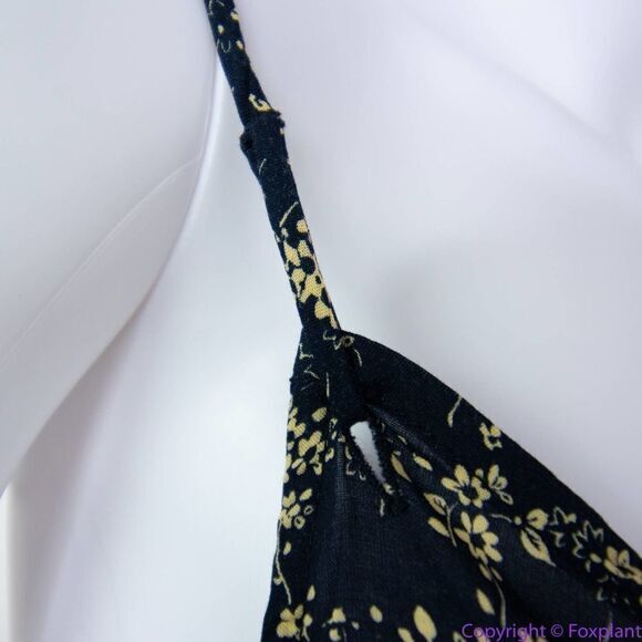 NEW Intimately Free People Caught Up Printed Slip Dress, Black, Small - Picture 8 of 16
